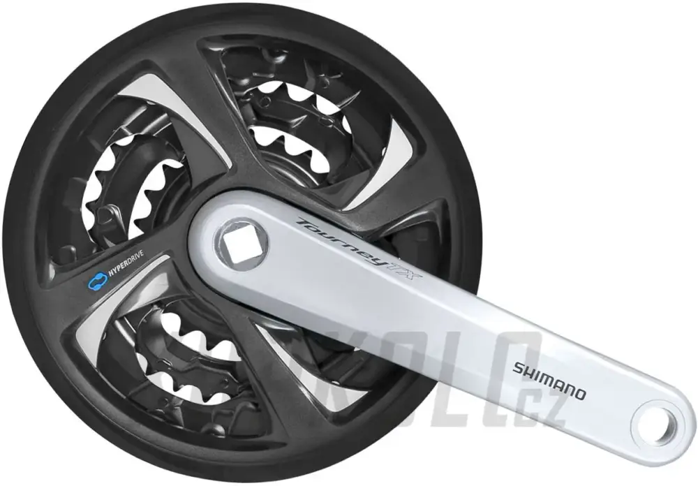 MTB kliky Shimano FC-TX801 4hran stříbrná Ihned K Objednání