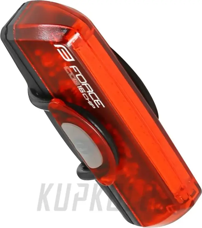 Světlo blikací zadní FORCE COB 29LM, 16x LED, USB Speciální Cena