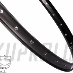 27,5" Ráfek Mach1 Klixx Disc, 584 x 23 černý Nejprodávanější