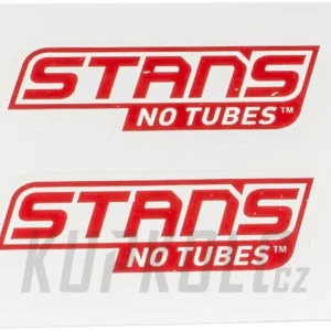 Samolepka Notubes - bílá - červená 2ks Ihned K Objednání