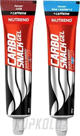 Časově Omezené Nutrend Carbosnack Gel with Caffeine energetický gel, tuba 50g