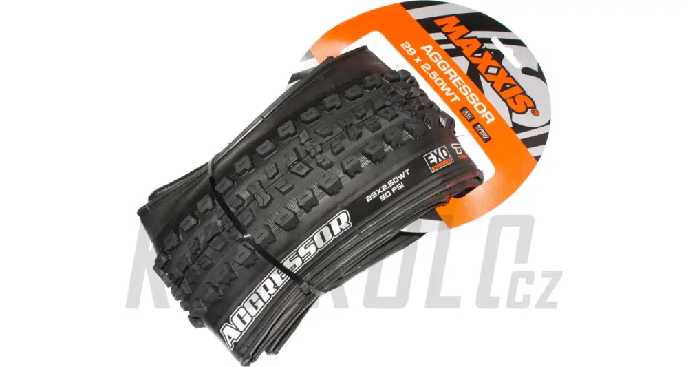 Akční Nabídka 29" Plášť MTB Maxxis Aggressor Exo TL-Ready kevlar