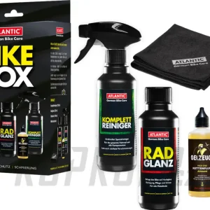 Ověřený Atlantic Bike box - sada čistič 250ml, lesk 250ml, olej 100ml a utěrka