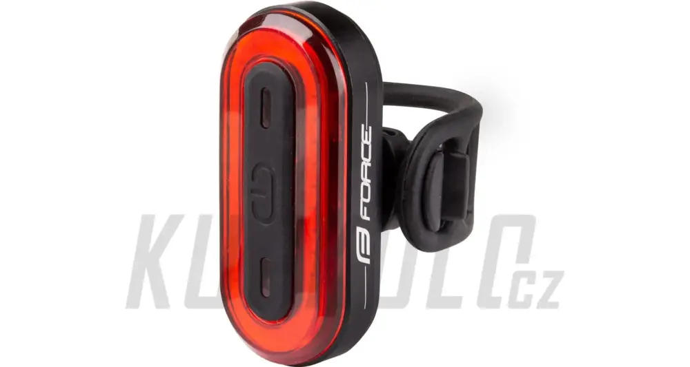 Světlo blikací zadní FORCE ARC, USB Nová Kolekce