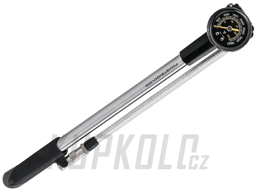 Hit Sezóny Hustilka na vidlice Topeak Pocket Shock DXG XL , nerez hadička