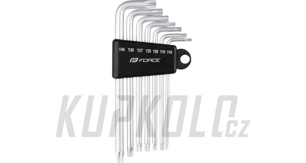 Značkový Sada 7 torx klíčů FORCE PROFI T10-40, v držáku