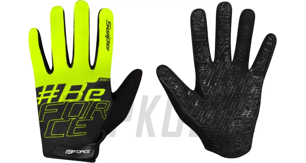 Rukavice Force MTB SWIPE letní, černo-fluo Přímo Od Výrobce
