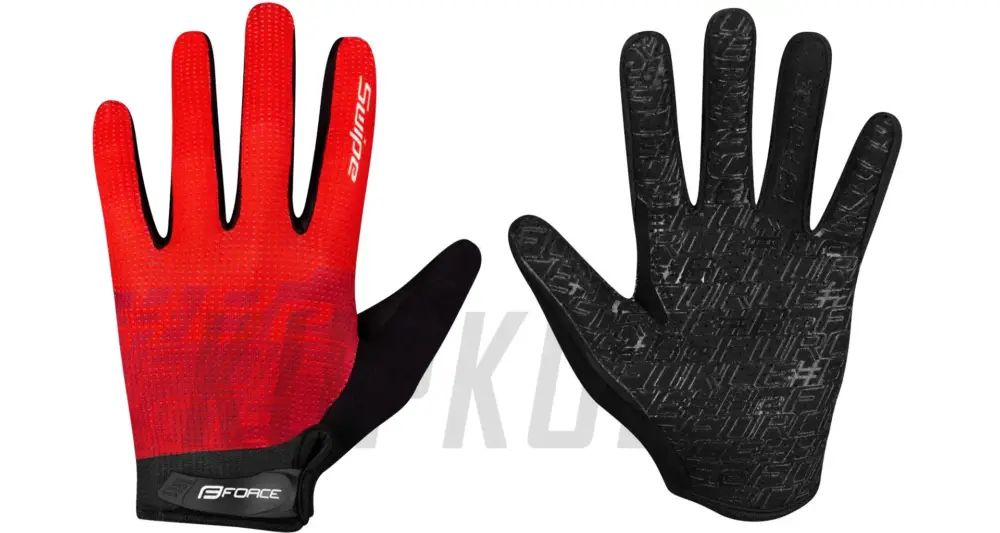 Koupit Online Rukavice Force MTB SWIPE letní, červené