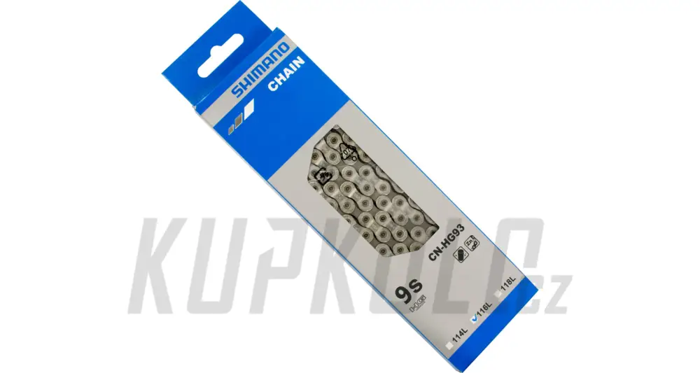 Řetěz Shimano, HG-93, 116 článků, HyperGlide Nejlepší Cena