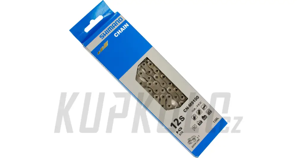 Nakupujte Hned Řetěz Shimano XTR, CN-M9100, 12s - 138 článků, HG+, SIL-TEC