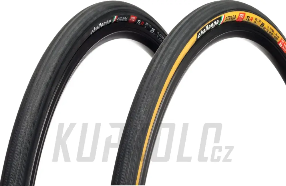 Horká Nabídka Plášť Challenge Strada Pro 700x25, 300 TPI Tubeless ready
