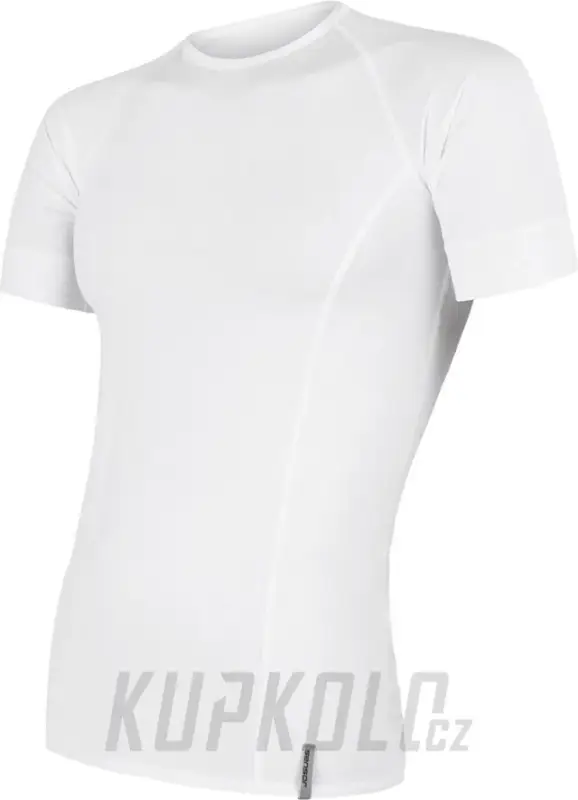 Sezónní Sleva Pánské triko Sensor Coolmax TECH, krátký rukáv - bílá