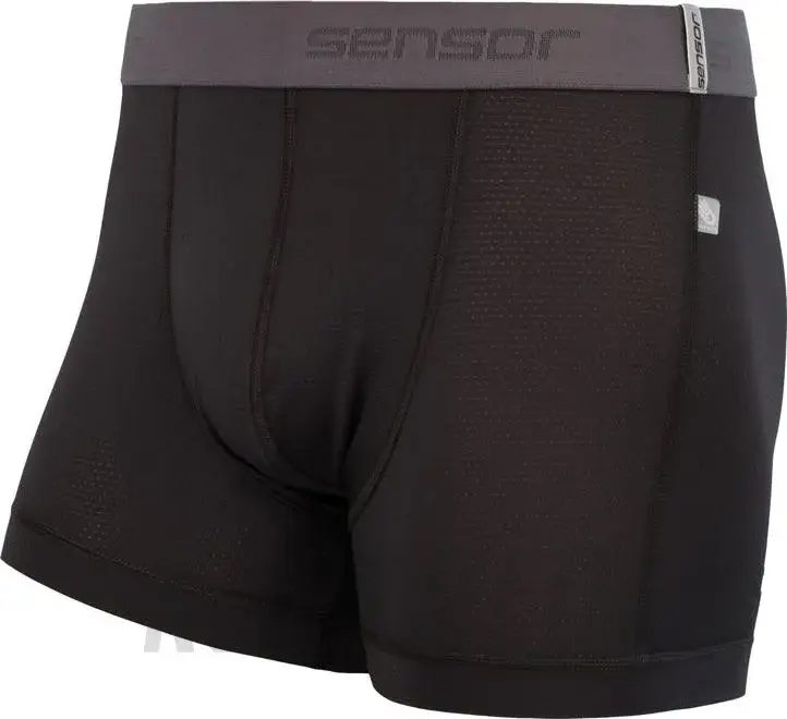 Poslední Šance Pánské trenky Sensor Coolmax TECH, černá
