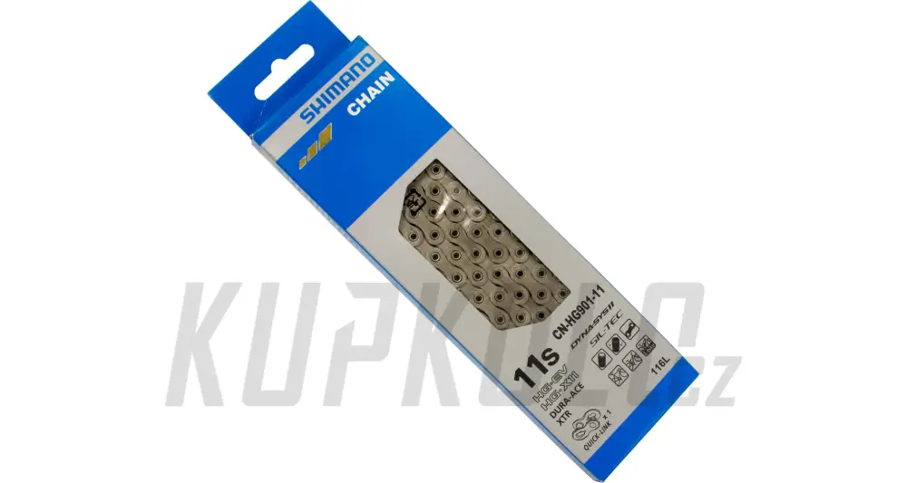 Nová Kolekce Řetěz Shimano, XTR Dura Ace, CN-HG901, 11s, 116 článků, Super Narrow, HyperGlide, SIL-TEC, + spojka