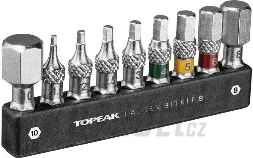 TOPEAK nářadí ALLEN BIT KIT 9 Sezónní Sleva