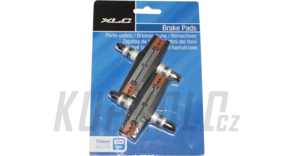 Brzdové špalky XLC BS-V09 V-Brake 70mm 4ks barevné Koupit Online