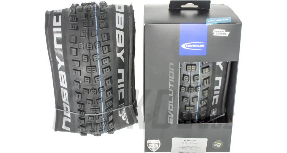 Nakupujte Hned 27,5" Schwalbe Nobby Nic, Addix Speedgrip, Super Trail, TLE, pro elektrokolo