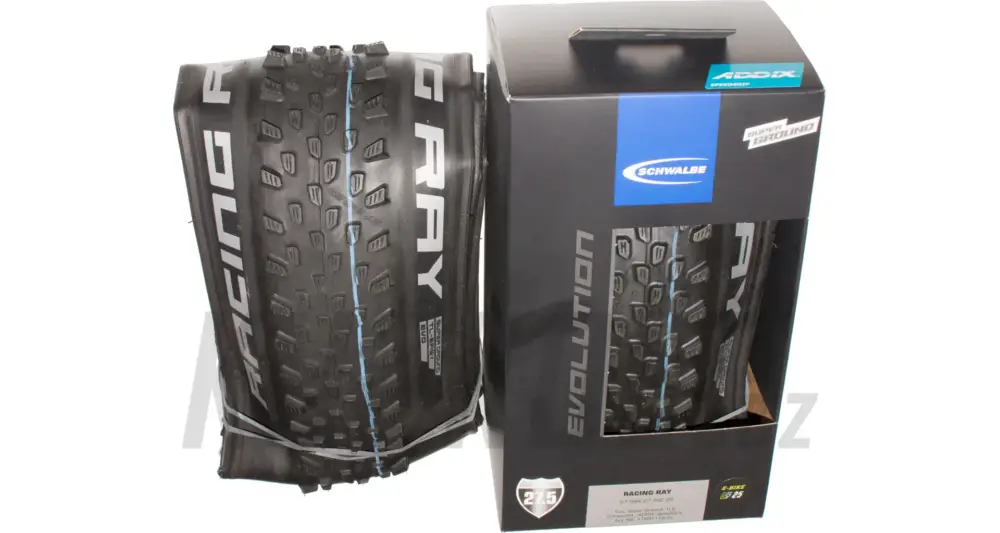 27,5" Schwalbe Racing Ray, Addix Speedgrip, Super Ground, S-skin TL-Easy Nejlepší Cena