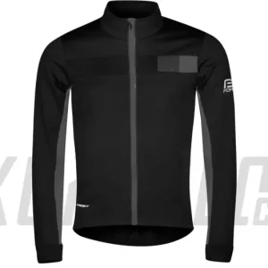 Značkový Zimní bunda FORCE FROST softshell pánská, černo-šedá