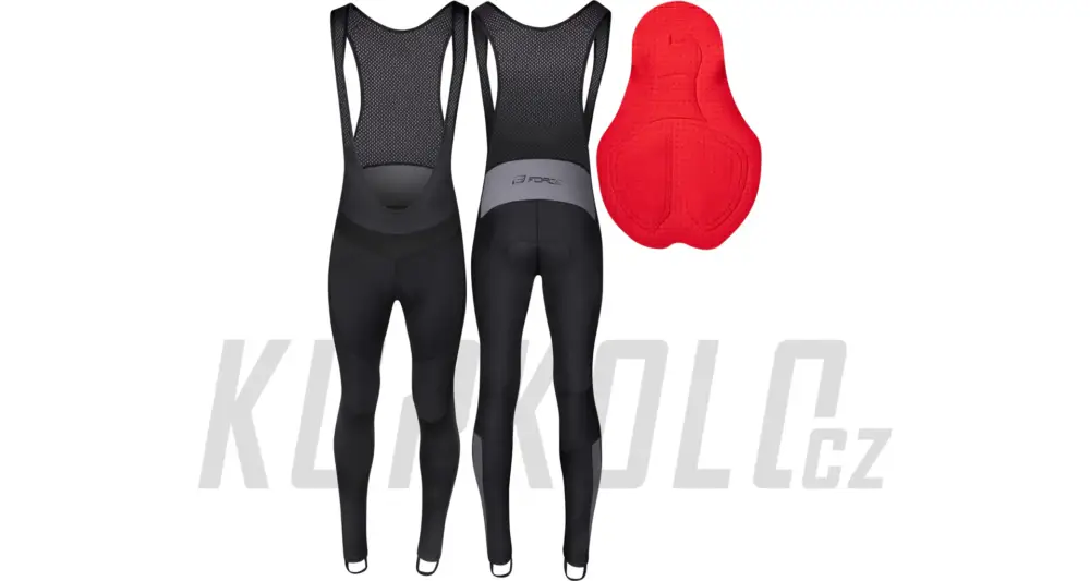 Zimní kalhoty Force BRIGHT Lady se šráky s vložkou, černé Výprodej