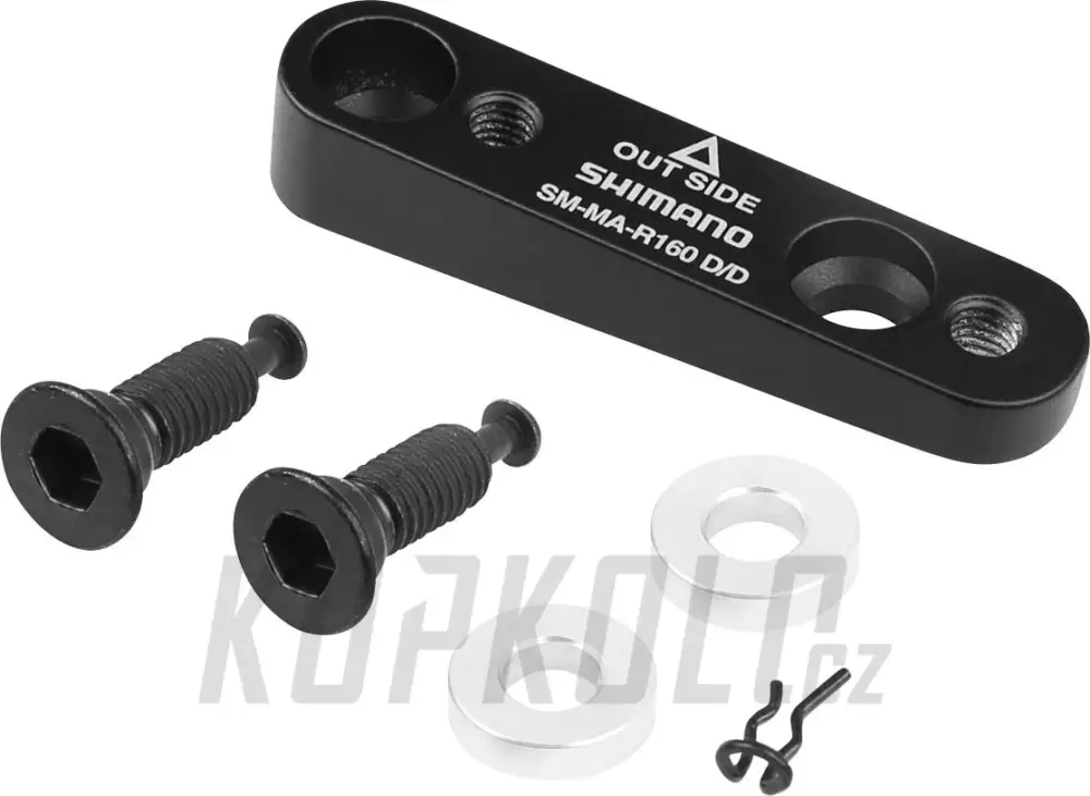Cenový Hit Zadní adaptér Shimano kotoučové brzdy, 160mm, Flat Mount