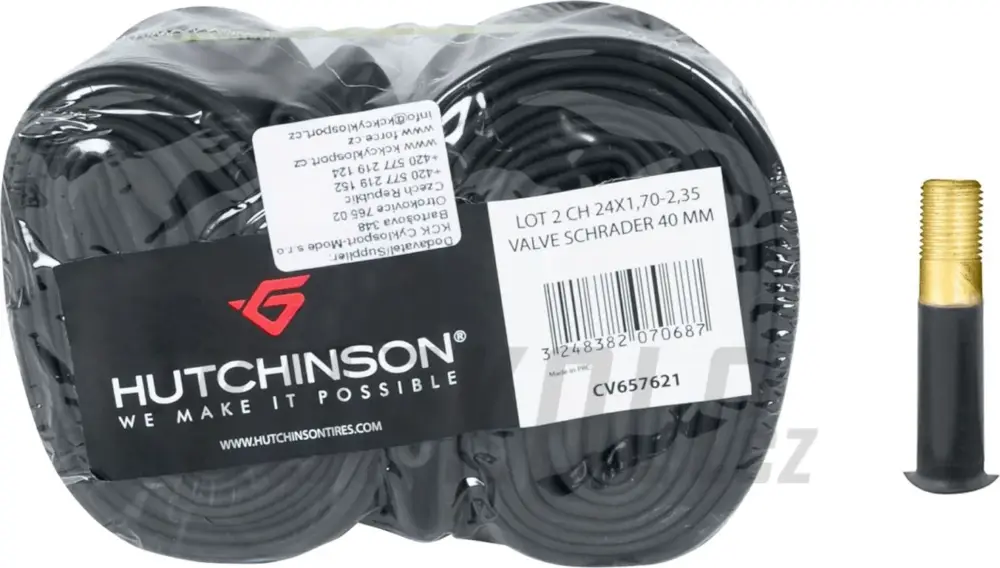 Must-Have Duše Hutchinson 24x1,7/2,35 AV40m 2ks