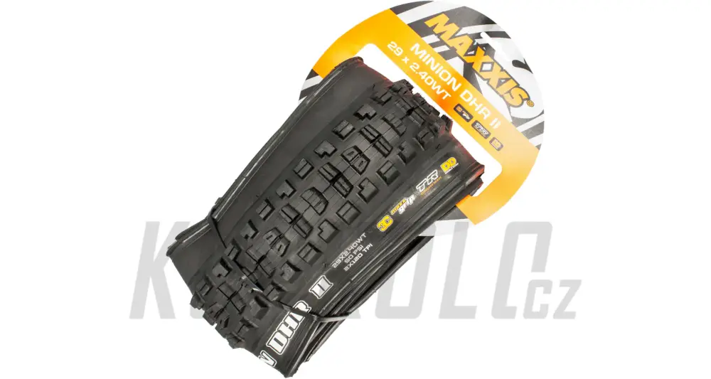 29" Plášť MTB Maxxis Minion DHR II, 3C MaxxGrip, DoubleDown, Tubeless Ready, kevlar Sleva