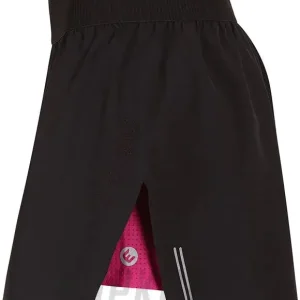 Progress CARRERA Skirt dámská sportovní sukně 2v1, černá/višňová Akční Nabídka