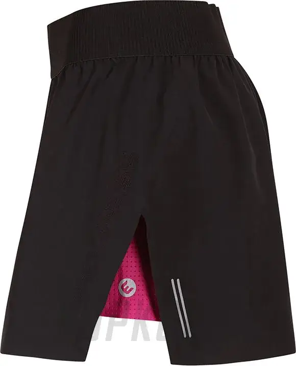 Progress CARRERA Skirt dámská sportovní sukně 2v1, černá/višňová Akční Nabídka