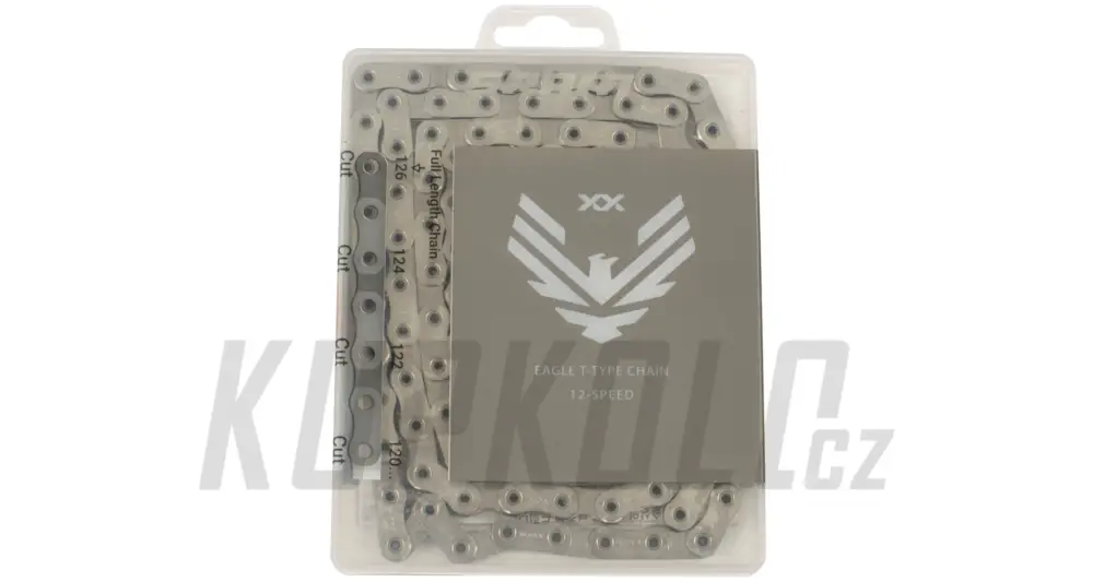 Hit Sezóny Řetěz Sram XX Eagle Transmission Flattop, 12s, 126 článků