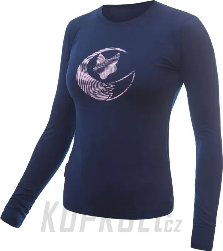 Výprodej Sensor Merino Active PT FOX dámské triko dl. rukáv, deep blue