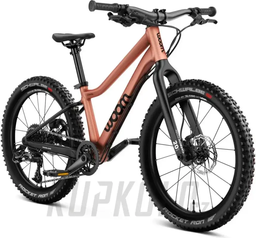 Dětské horské kolo 20" WOOM 4 OFF Copper Ověřený