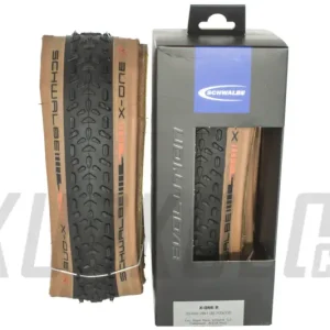 Akční Nabídka Plášť Schwalbe X-one R, SuperRace, Tubeless Easy, V-Guard, Bronze, pro elektrokola