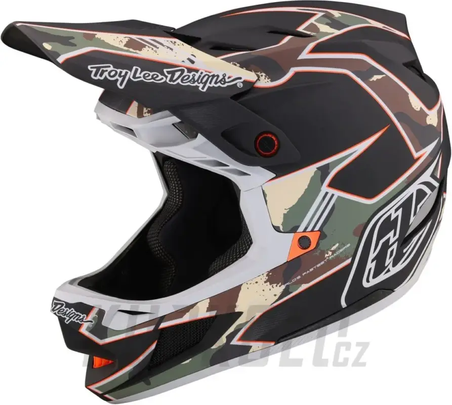 Top Prodej Helma Troy Lee Designs D4 COMPOSITE Mips matrix camo army green