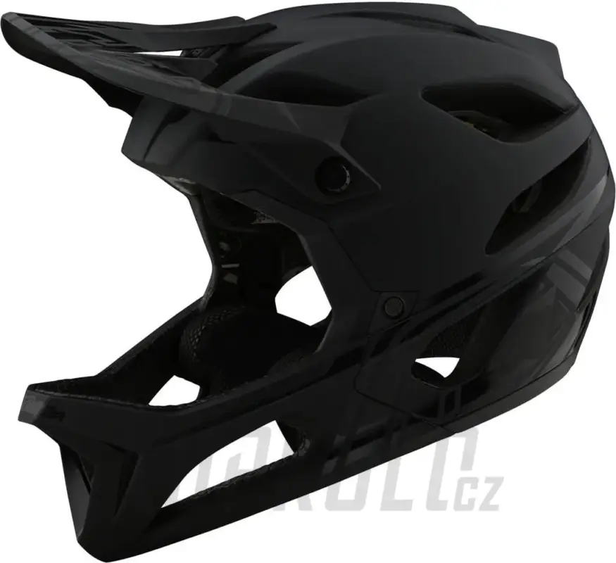 Helma Troy Lee Designs MIPS Stealth Midnight Levný