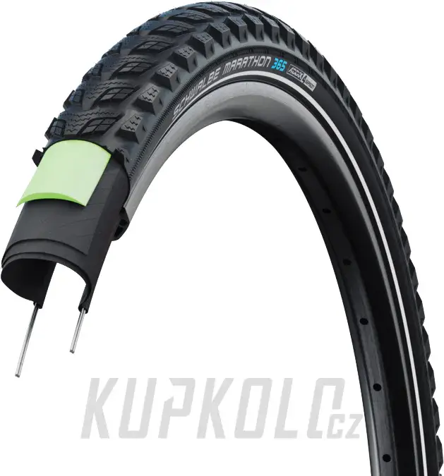 Plášť 20" Schwalbe Marathon 365, Addix 4season, pro elektrokola, reflexní pruh Expresní Doručení