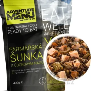 AdventureMenu Farmářská šunka s čočkovým ragú Objednat Nyní