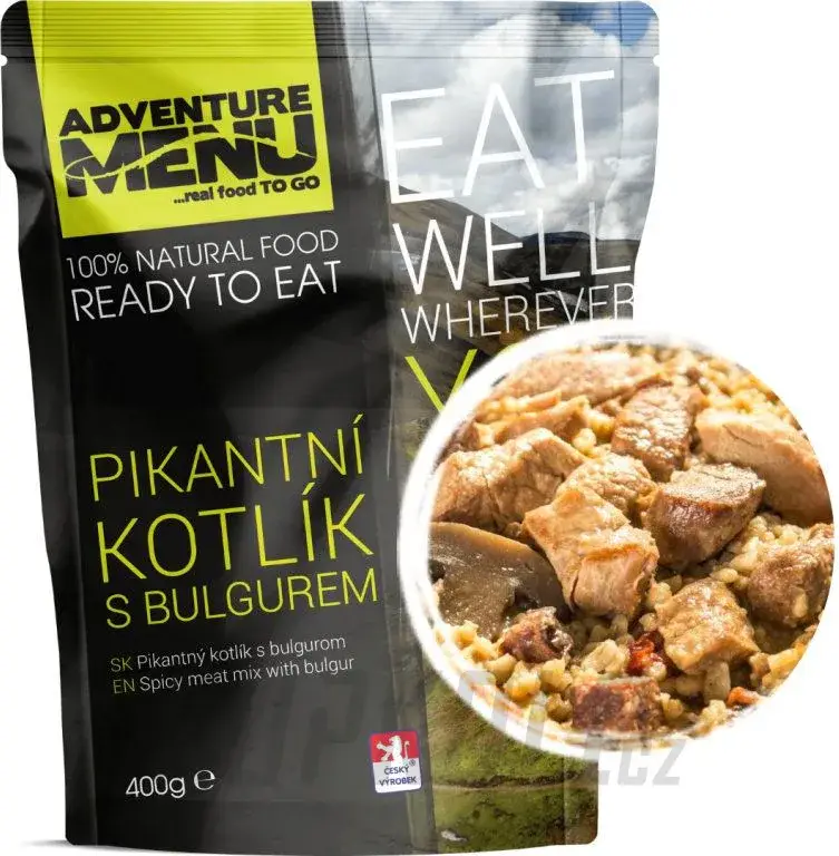 Cenově Výhodný AdventureMenu Pikantní kotlík s bulgurem - Ready to eat