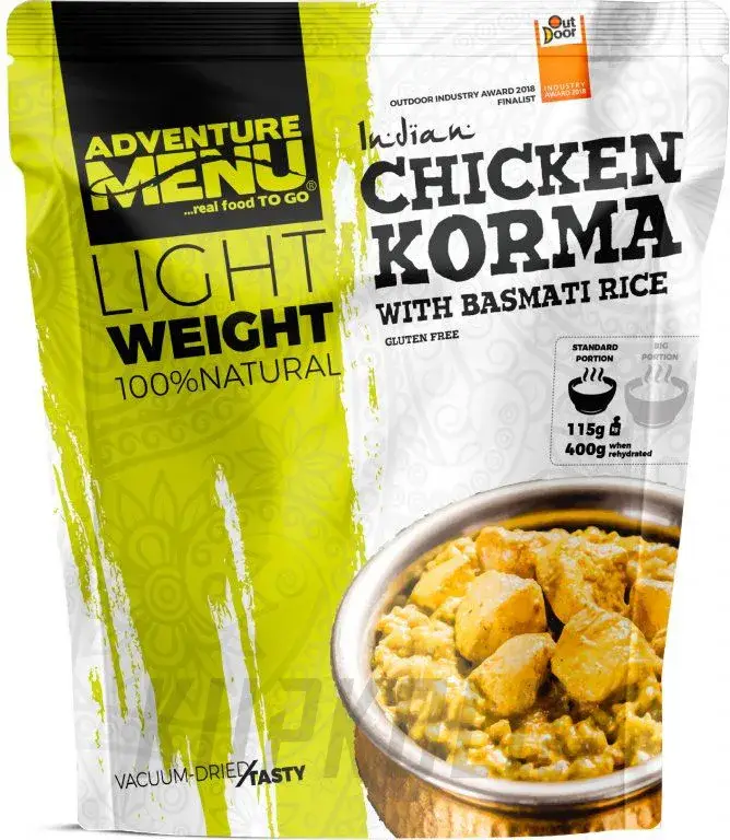 Výhodná Nabídka AdventureMenu Kuře Korma s rýží basmati