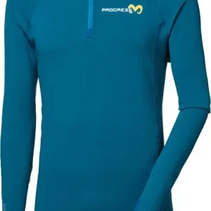 Objednat Nyní Progress Torez Merino ZIP pánská funkční sportovní mikina, petrol