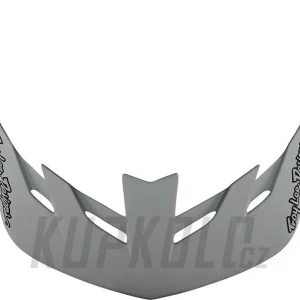 Náhradní štítek helmy Troy Lee Designs Flowline SE Badge fog/gray Top Prodej