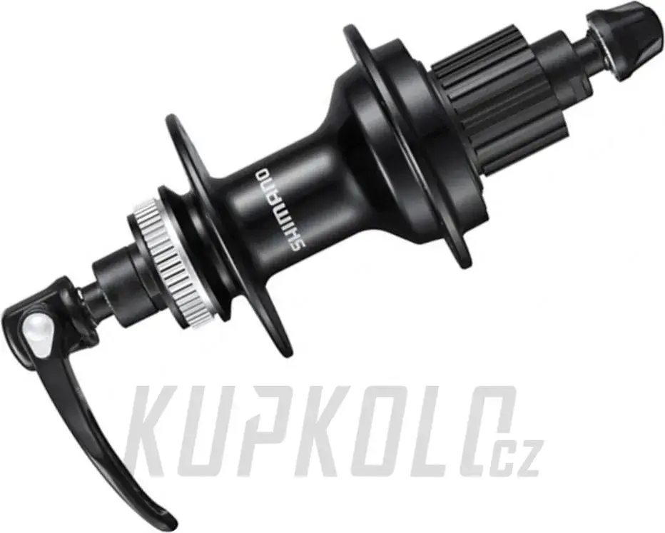Omezená Nabídka Zadní náboj Shimano FH-MT500 - 135mm, rychloupínák microspline