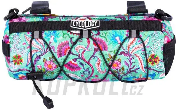 Omezená Nabídka Cycology Secret Garden Aqua brašna na řidítka
