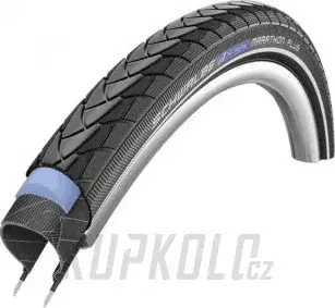 Akční Nabídka Schwalbe plášť Marathon Plus 24x1.0 (25-540), pro invalidní vozíky, černá, reflexní pruh