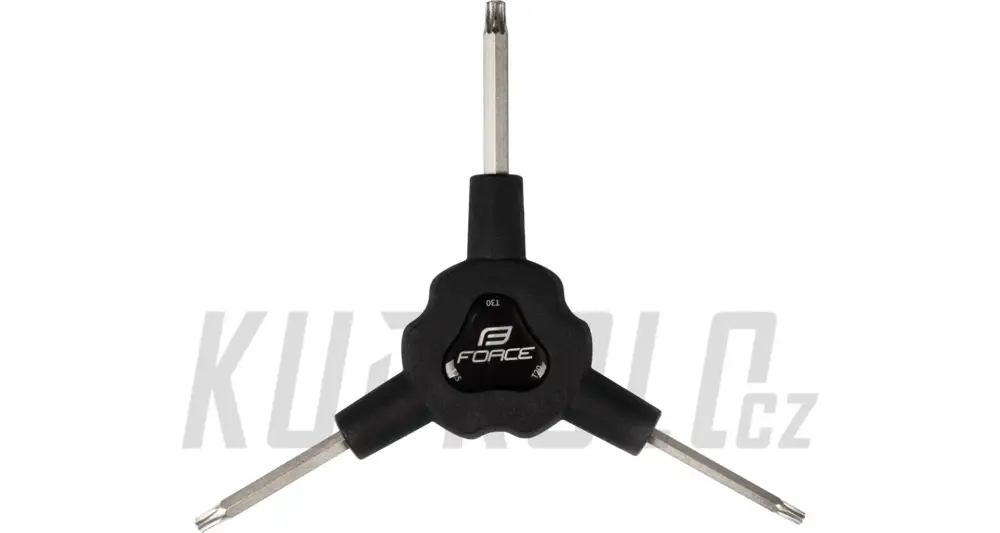 Nejprodávanější Klíč Y torx FORCE trojstranný T20/ T25/ T30 černý