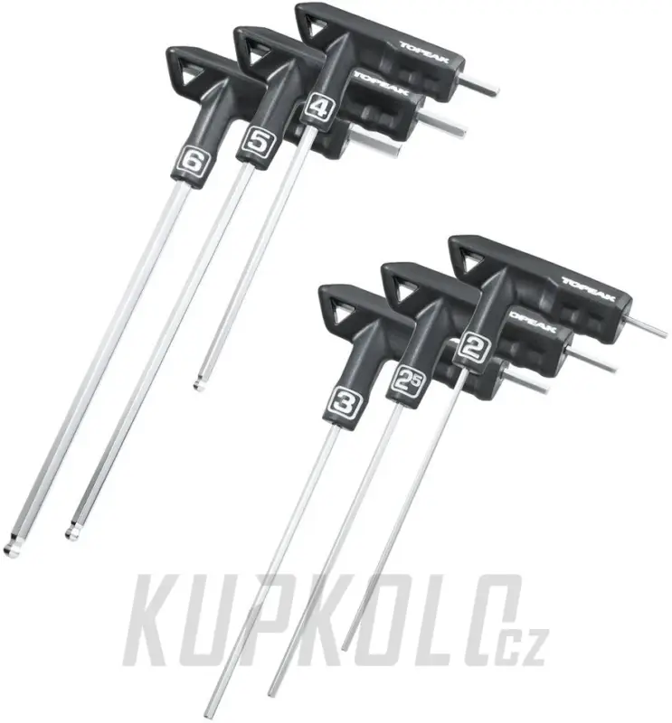Sezónní Sleva Topeak T-Handle Duohex Set 6 sada inbus klíčů