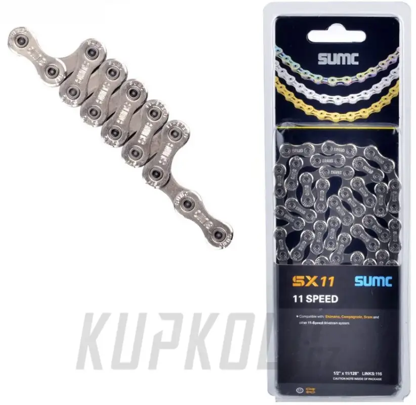 Řetěz SX11 silver, 116 článků Sleva