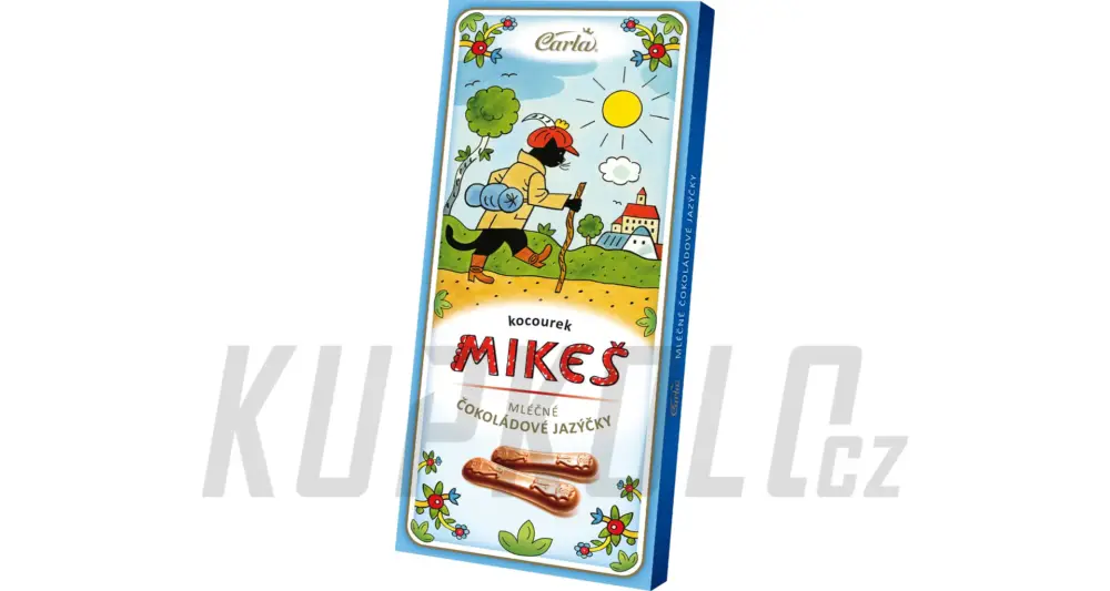 CarlaČokoládové jazýčky mléčné,50g Akční Cena