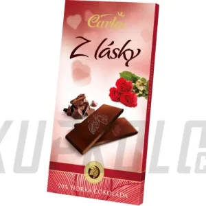 CarlaHořká čokoláda 70% Z LÁSKY, 80 g Horká Nabídka