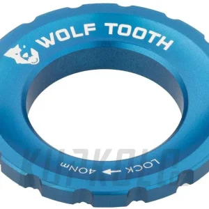 Cenový Hit Wolf Tooth Centerlock Rotor matice centerlock, modrá